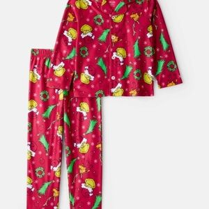 Dr. Seuss Red Grinch Kids Pajama Set